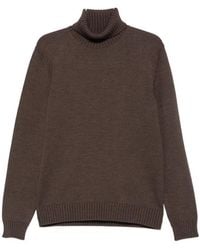 Zanone - Roll-Neck Ribbed-Trim Sweater - Lyst