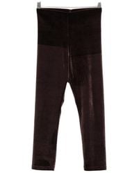 ANDAMANE - New Holly Velvet Cropped Trousers - Lyst