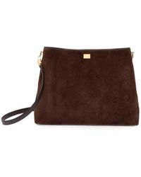 Dolce & Gabbana - Large Vittoria Suede Cross Body Bag - Lyst