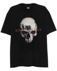 44 Label Group - Skull-Print T-Shirt - Lyst