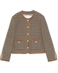 DUNST - Houndstooth Pearl-Button Jacket - Lyst