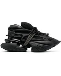 Balmain - Leather Unicorn Low-top Sneakers - Lyst
