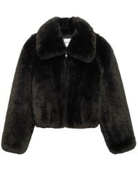 STAND - Aya Faux-Fur Jacket - Lyst