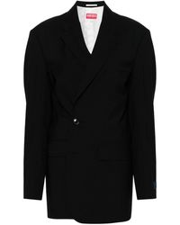 KENZO - Double-breasted Tailored Blazer - Lyst