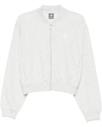 New Balance - Zip Bomber Jacket - Lyst