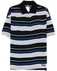 Napapijri - Striped Polo Shirt - Lyst