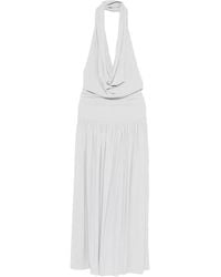 AYA MUSE - Spoe Pleated Midi Dress - Lyst
