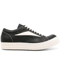 Rick Owens - Lace-Up Leather Sneakers - Lyst