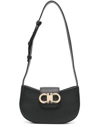 Ferragamo - Leather Shoulder Bag - Lyst
