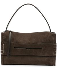JW Anderson - Whipstitch-Detail Suede Tote Bag - Lyst