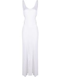 7 For All Mankind - Cut-out Sleeveless Maxi Dress - Lyst