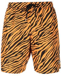 YES I AM - Zebra-Print Drawstring Swim Shorts - Lyst