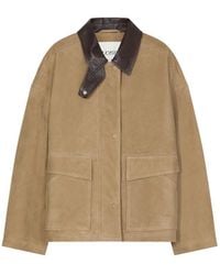 Closed - Suede Leather Jacket - Lyst