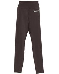 Sporty & Rich - Logo-Print High-Waisted Leggings - Lyst