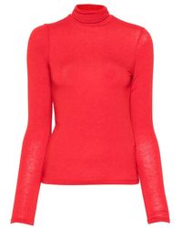 Tela - Matilde Roll-Neck Long-Sleeve Top - Lyst