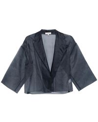 Antonelli - Emma Sheer-Finish Notch-Lapel Jacket - Lyst