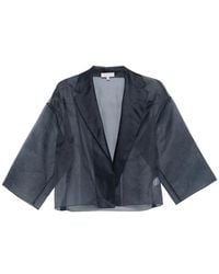 Antonelli - Emma Sheer-Finish Notch-Lapel Jacket - Lyst