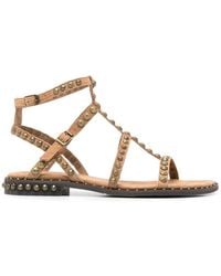 Ash - Ankle Strap Cage Sandals - Lyst