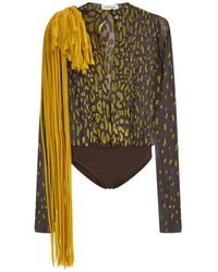 Ferragamo - Bodysuit Silk - Lyst