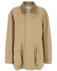 DUNST - Corduroy-Collar Jacket - Lyst