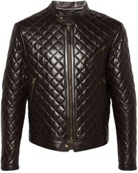 Tom Ford - Quilted Leather Jacket - Lyst