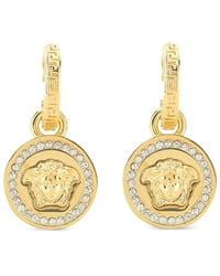 Versace - La Medusa Greca Earrings - Lyst