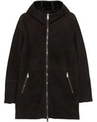 Giorgio Brato - Hooded Shearling Coat - Lyst