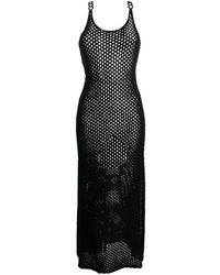 Chloé - Open-Knit Midi Dress - Lyst