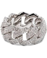 DARKAI - Diamond-Embellishment Ring - Lyst