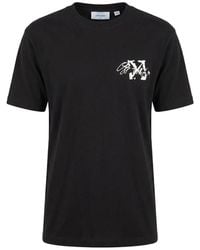Off-White c/o Virgil Abloh - Off- Stroke 2 Arrow Skate Logo-Embroidered T-Shirt - Lyst