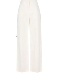 Fendi - Wide Trousers - Lyst