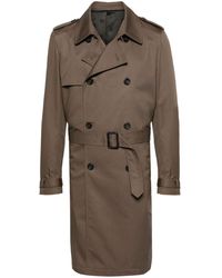 Eraldo - Twill Double-Breasted Trench Coat - Lyst