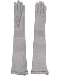 ARMARIUM - Buckle-Detail Elbow-Length Leather Gloves - Lyst