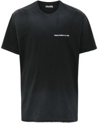 Cultura - Logo-Print Cotton T-Shirt - Lyst