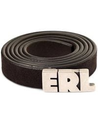 ERL - Distressed Leather Belt - Lyst