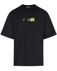 Off-White c/o Virgil Abloh - Off- Spices Arrow Cotton T-Shirt - Lyst