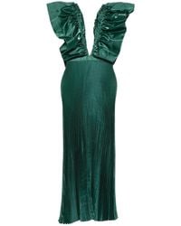 LIDEE Woman - Ventoux Gown Pine Gloss Dress - Lyst