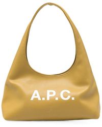 A.P.C. - A. P.C. Baby Ninon Logo-Print Tote Bag - Lyst