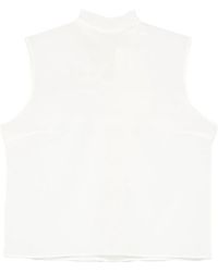 Mazzarelli - Sleeveless Mock-Neck Top - Lyst