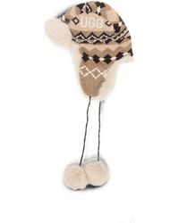 UGG - Fair Isle Faux-Fur Hat - Lyst