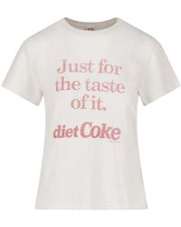 RE/DONE - Diet Coke Slogan-Print T-Shirt - Lyst