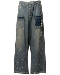 Maison Mihara Yasuhiro - Wide-Leg Jeans - Lyst