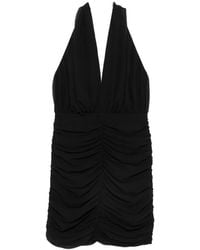 ROTATE BIRGER CHRISTENSEN - Ruched Sequin-Embellished Ruffled Mini Dress - Lyst
