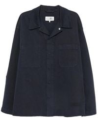 MM6 by Maison Margiela - Concealed-Fastening Patch-Pocket Shirt Jacket - Lyst