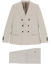Reveres 1949 - Double-Breasted Patterned Suit - Lyst