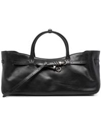 Marge Sherwood - Grandma Used Belt-Detail Leather Tote Bag - Lyst