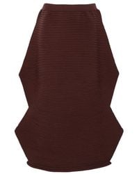 Pleats Please Issey Miyake - Sculptural Pleated Skirt - Lyst