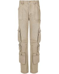 Dolce & Gabbana - Logo-Plaque Mid-Rise Cargo Jeans - Lyst
