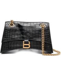 Balenciaga - Crush Chain Small Leather Shoulder Bag - Lyst
