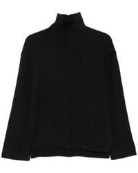 A.P.C. - A. P.C. Ribbed-Knit Roll-Neck Sweater - Lyst